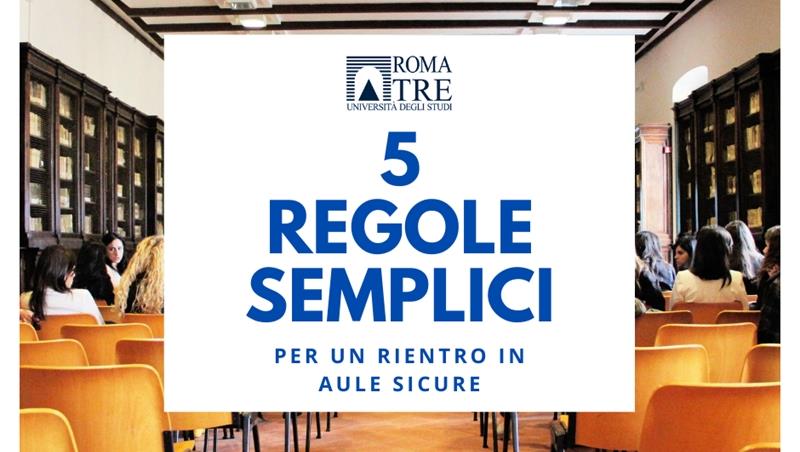 5 regole semplici per un rientro in aule sicure