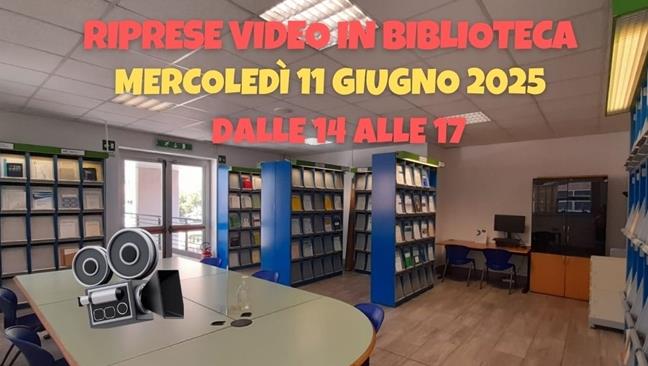Riprese video in Biblioteca Giuridica