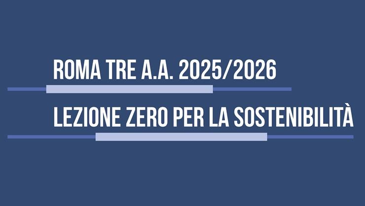 Lezione Zero per la Sostenibilità | a.a. 2025-2026
