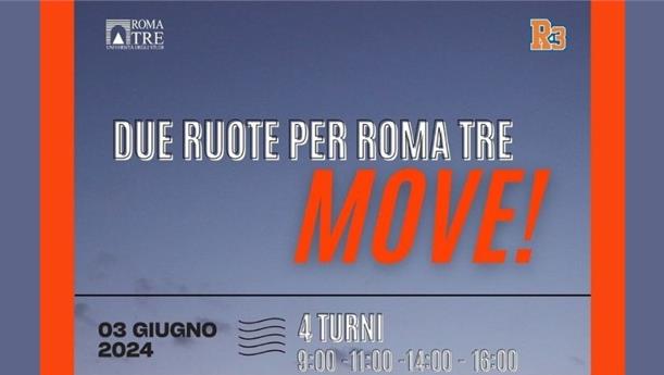 Due ruote per Roma Tre MOVE!