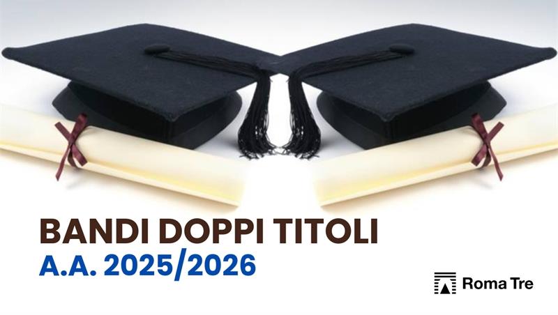Bando doppi titoli A.A. 2025/2026
