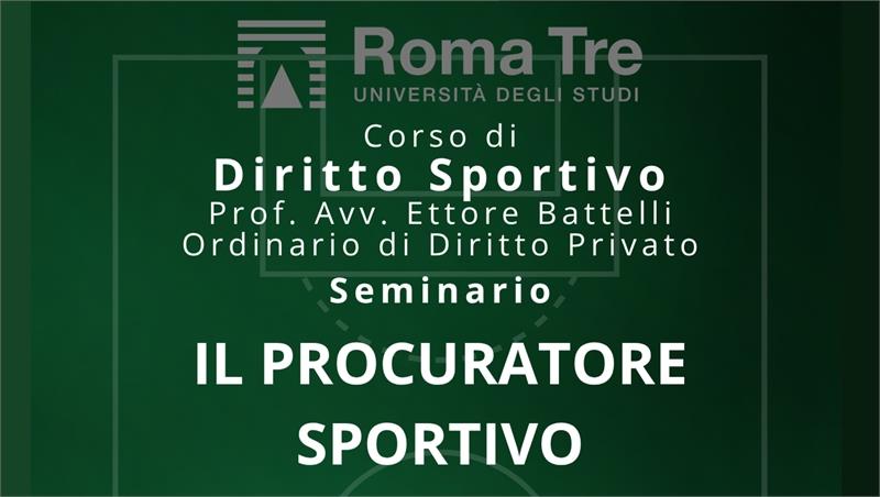 Il procuratore sportivo