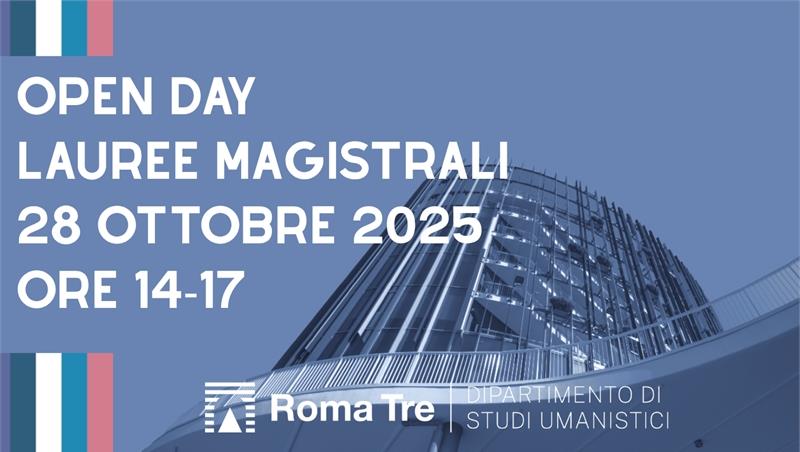 Open day Lauree Magistrali 28 ottobre 