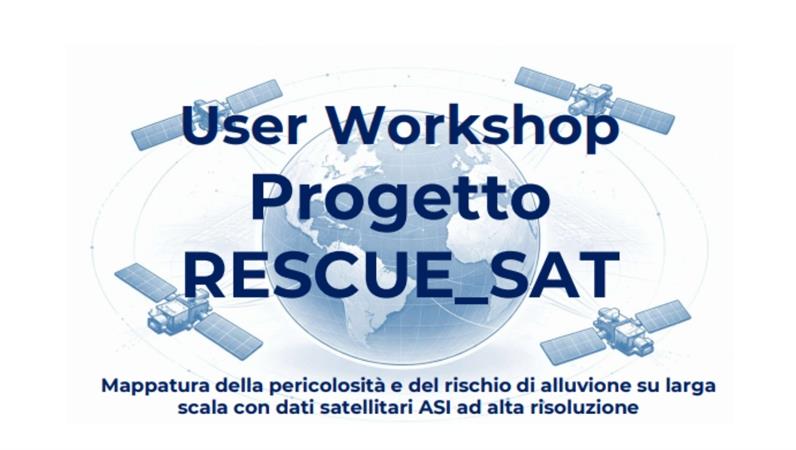 User Workshop – Progetto RESCUE_SAT