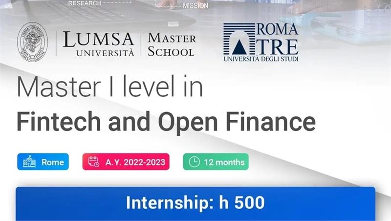 Master in Fintech and Open Finance