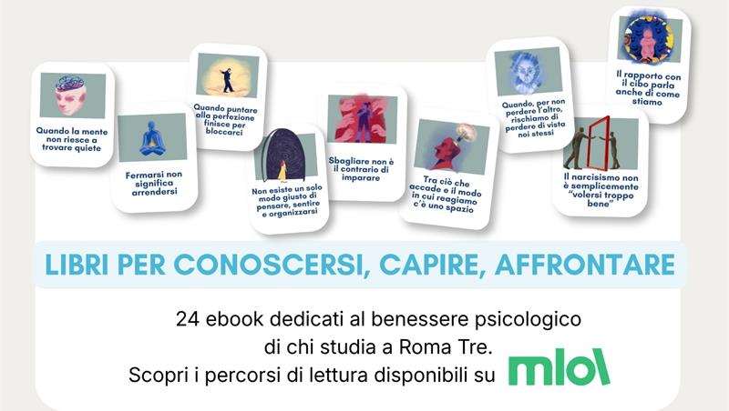 Libri online per prendersi cura del proprio benessere psicologico: una nuova lista disponibile su MLOL per chi studia a Roma Tre