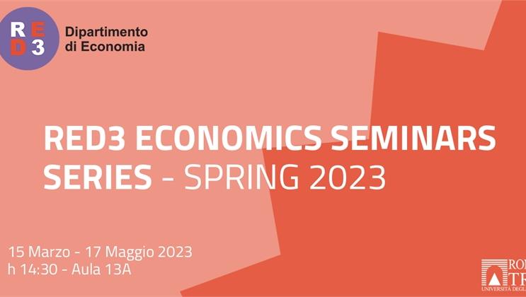 RED3 Economics Seminars - calendario Spring 2023