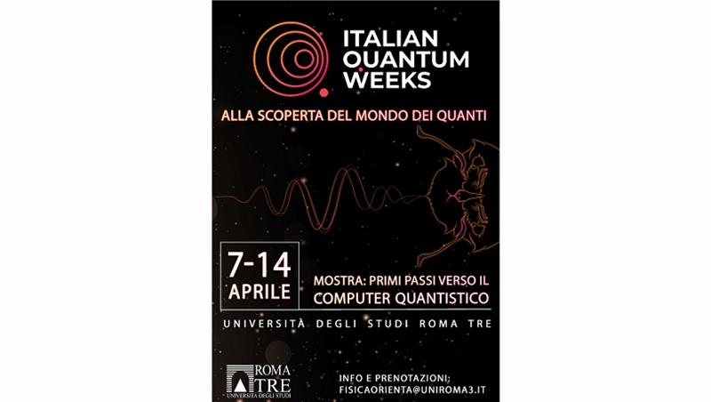 L'Università Roma Tre aderisce a Italian Quantum Weeks