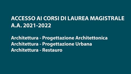 Accesso CdS Lauree Magistrali