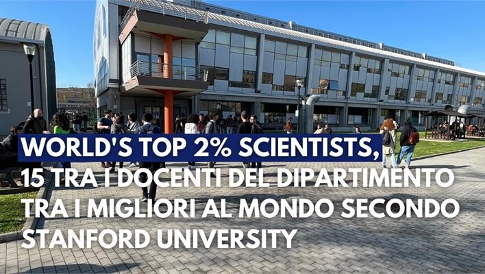 World's Top 2% Scientists, 15 tra i docenti del Dipartimento di Ingegneria Industriale, Elettronica e Meccanica tra i migliori al mondo secondo Stanford University