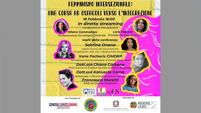 Conferenza online “Femminismo intersezionale: una corsa ad ostacoli verso l’integrazione”