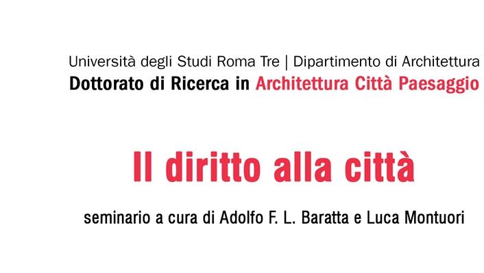 Il diritto alla città