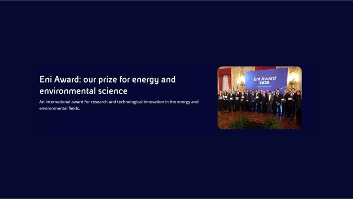 Eni Award 2027 – Young Researcher of the Year – Call for Proposal