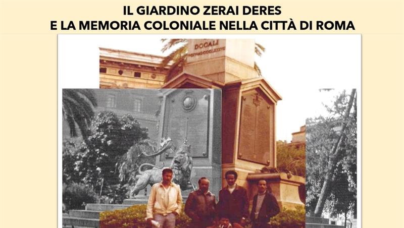 Il giardino Zerai Deres e la memoria de-coloniale nella città di Roma