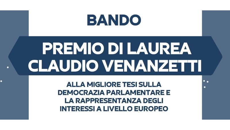 Premio di Laurea Claudio Venanzetti 2025