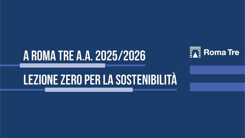 Lezione Zero per la Sostenibilità | terza edizione