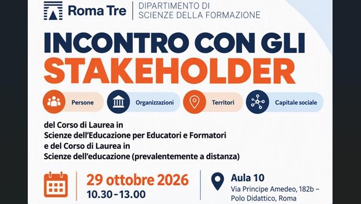 Incontro con gli Stakeholder 2026 CdL Eduform e Sdeonline