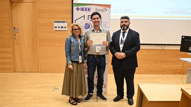 Best Paper Award a Federico Fina all'IEEE MetroLivEnv 2026