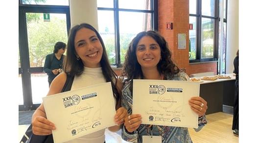 Due riconoscimenti al Dipartimento di Scienze al XXII Convegno Nazionale SIRR 2026