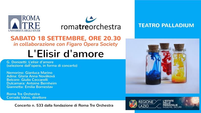 L’elisir d’amore - Roma Tre Orchestra 