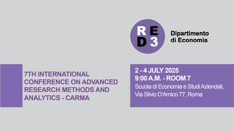 CARMA Conference - Internet and Big Data in Economics and Social Sciences