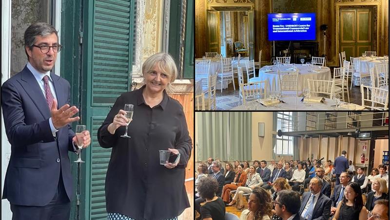 Roma Tre University School of Law and UNIDROIT celebrate the constitution of the Roma Tre – UNIDROIT Centre for Transnational Commercial Law and International Arbitration