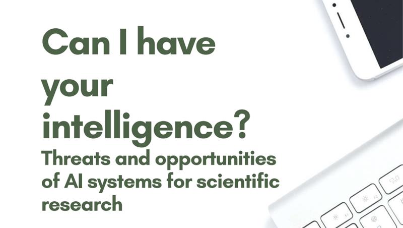  “Can I have your intelligence?” Workshop AIEAA – Young Researchers