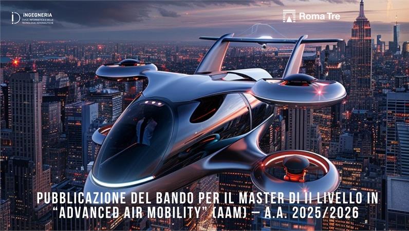 Bando per il Master di II livello in “Advanced Air Mobility” (AAM) – A.A. 2025/2026