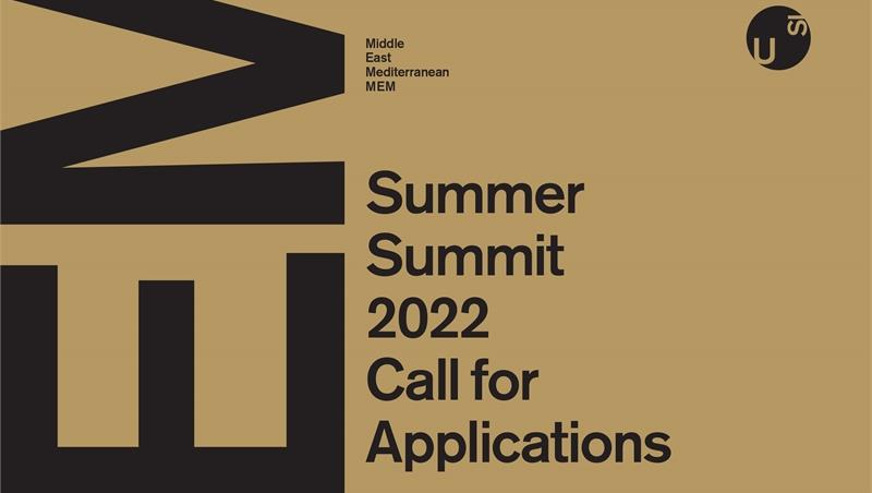 Middle East Mediterranean Summer Summit 2022. Call for Applications