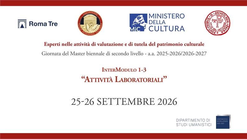 InterModulo 1-3 - “Attività Laboratoriali”