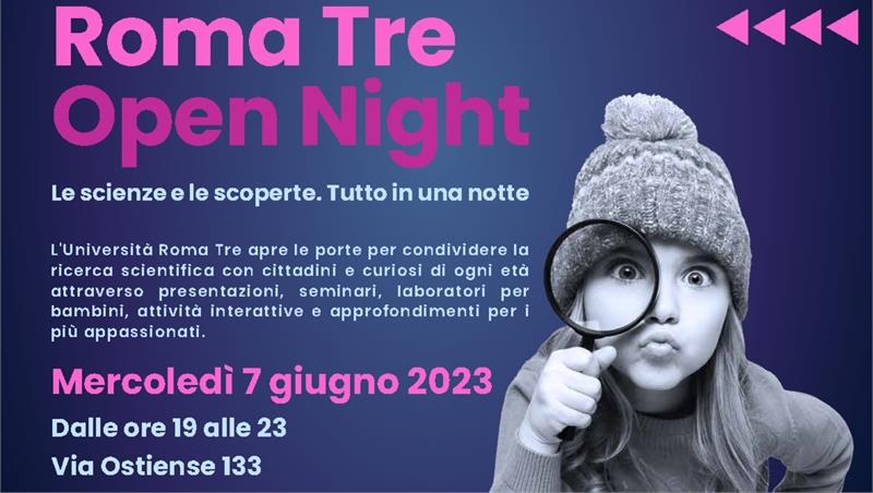 Roma Tre Open Night