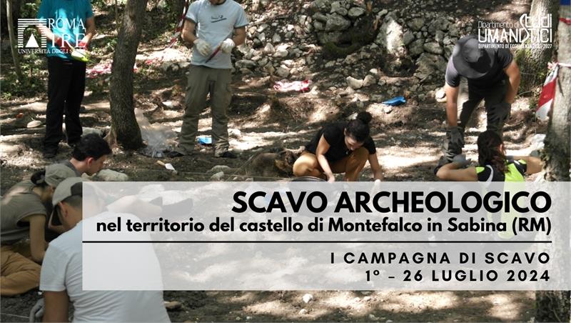 Scavo archeologico nel territorio del castello di Montefalco in Sabina (RM). I campagna di scavo 1° – 26 luglio 2024