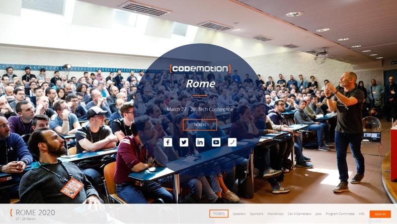 Torna Codemotion Rome 2020!