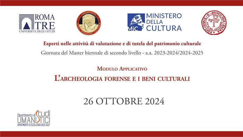 Modulo Applicativo L ’archeologia forense e i beni culturali