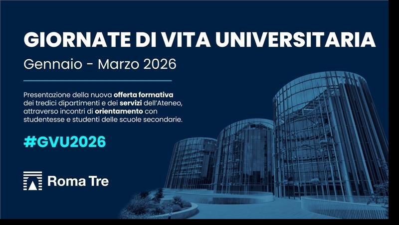 Giornata di Vita Universitaria – 27 gennaio 2026