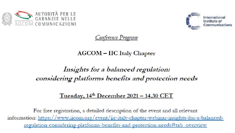 Insights for a balanced regulation. Considering platforms benefits and protection needs
