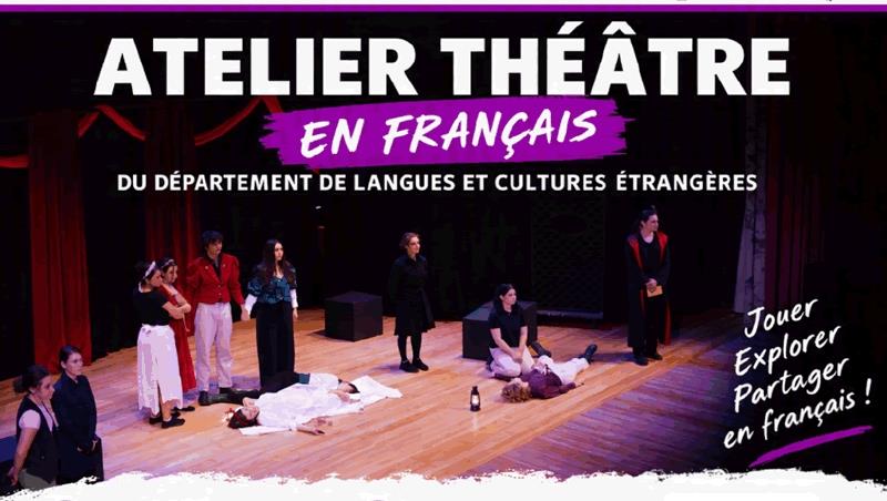Laboratorio di teatro in francese del Dipartimento di Lingue