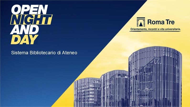 Open Night and Day Roma Tre 2026