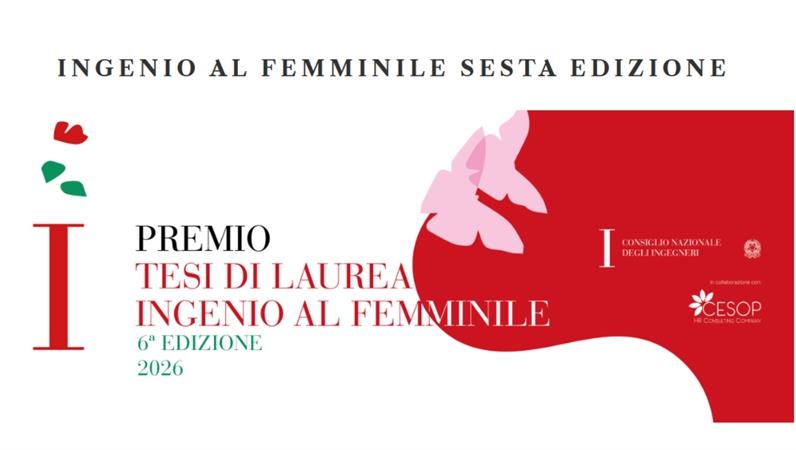 Premio Tesi di Laurea Ingenio al Femminile - VI edizione
