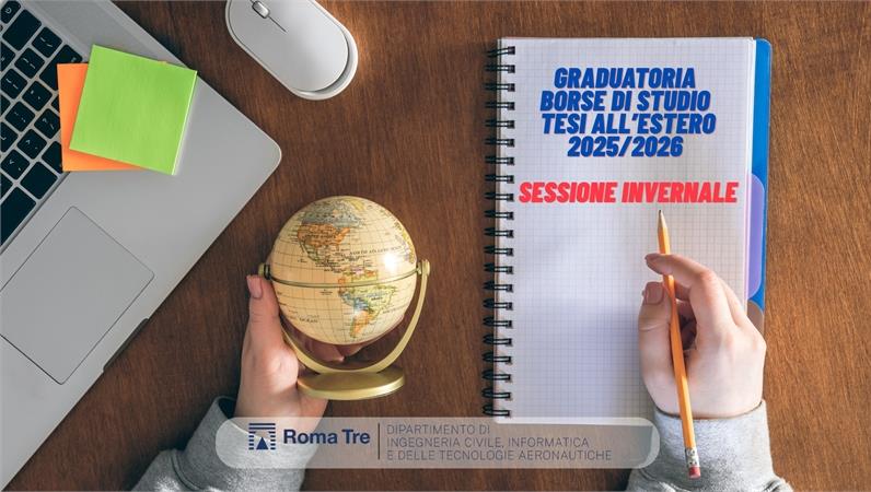 Graduatoria Bando Tesi all'estero 2025/2026 - Sessione Invernale