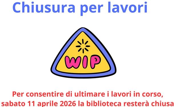 Chiusura per lavori