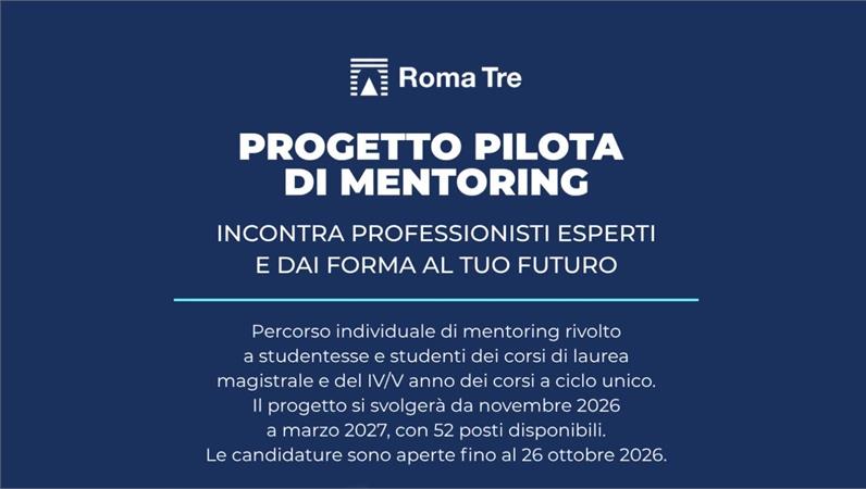 Progetto pilota di Mentoring