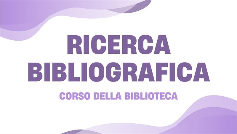 Ricerca bibliografica