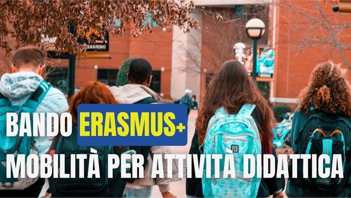 Bando Erasmus+ - Mobilità per attività didattica