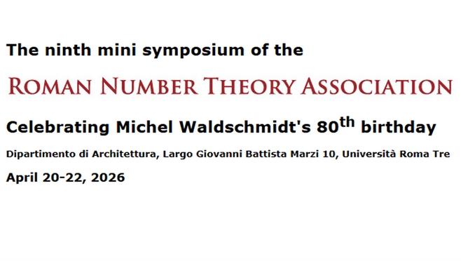9°Mini Simposio dell'Associazione Romana di Teoria dei Numeri