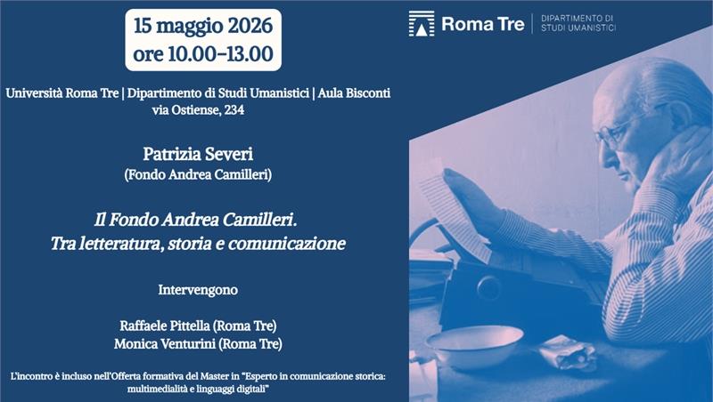 Il Fondo Andrea Camilleri. Tra letteratura, storia e comunicazione