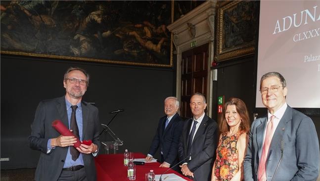Aldo Fiori nominato Socio dell’Istituto Veneto