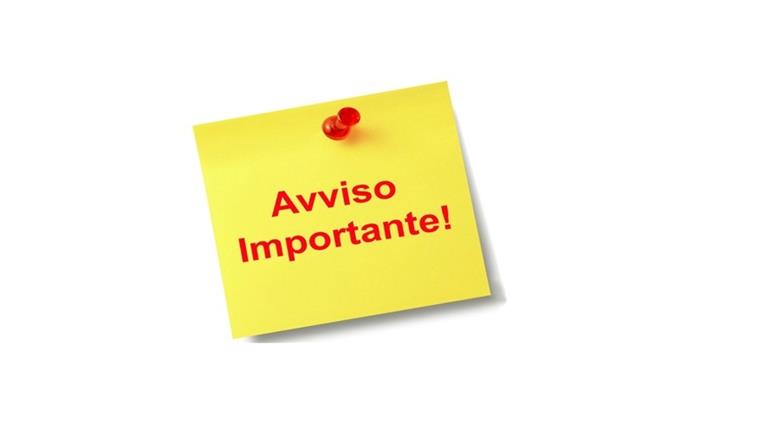 Chiusura anticipata della Sezione Architettura mercoledì 14 gennaio 2026