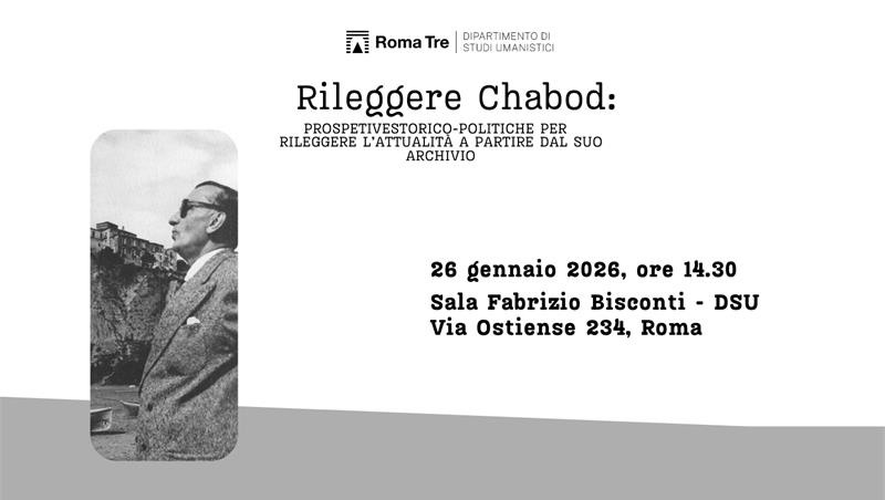 Rileggere Chabod: prospettive storico-politiche per rileggere l'attualità a partire dal suo archivio 