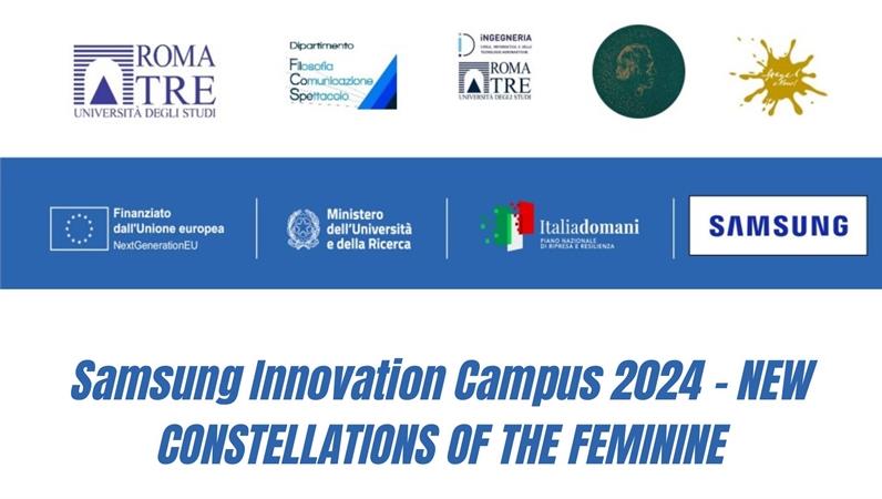 Progetto “Samsung  Innovation Campus 2024 – NEW CONSTELLATIONS OF THE FEMININE”